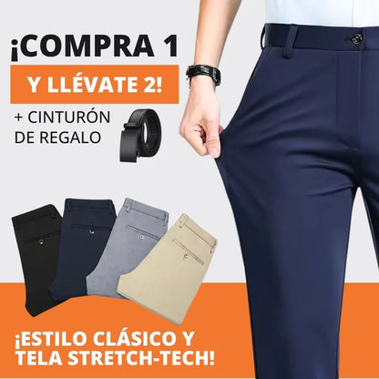 COMPRA 1 Y LLÉVATE 2 + CINTURÓN GRATIS - Pantalón Tech Elastic